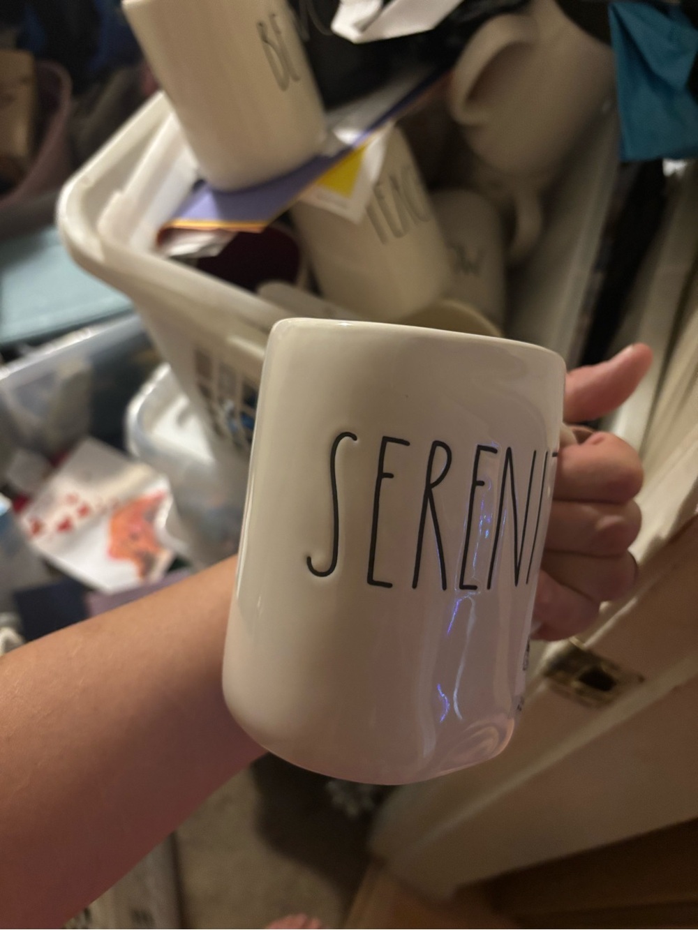 Rae Dunn- serenity” ceramic mug